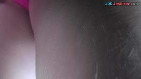 Best upskirt video of a slim chick with thong