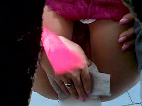 Spying on asian woman voyeur pissing video