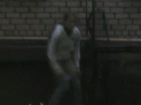 Hot student caught outside squatting on voyeur pissing vid