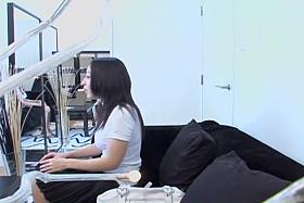 Voyeur porn movie with hot japanese lesbians having it off