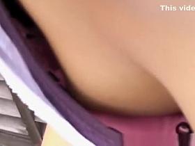 Small perky tits downblouse