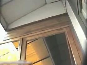 Amazing upskirt combo in public takes you to voyeur heaven