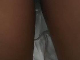 Public up skirt teen blonde flashes her white panties