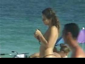 Topless Thong Bikini 02