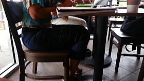 Candid Feet: Blue Nails