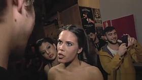 Spanish slut gangbanged at live concert