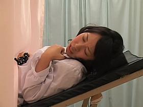 Hairy tunnel of love is examined by horny gynecologist