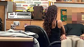 Sexy tattooed woman banged by pawn man