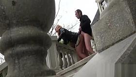 Voyer scene of kinky babe