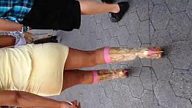 Black Milf ass in dress