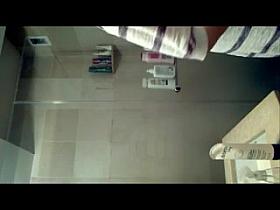 Shower Girl Pick Nose Eat Booger for Breakfast