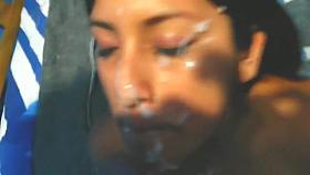 Spying On Roommate In Shower Then Blowjob Handjob Facial