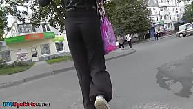 Constricted sexy panties and VPL