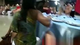 CFNM wild celebration with strippers