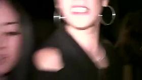 CFNM stripper limo and jizz bash