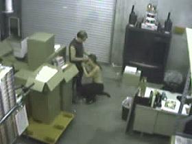 Hot voyeur vid with babe on knees swallowing the throbbing dick