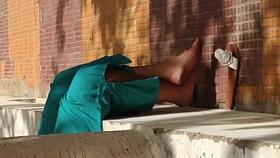 Arabic te en feet With sexy flat sandals