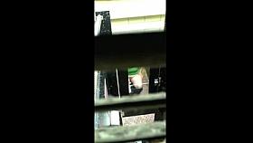 Spying on Chubby College Girl taking a loud Dump