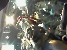 Cute turquoise thong gets peeped on