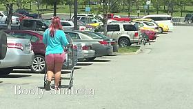 Thick Thighs White Booty in Shorts