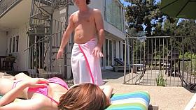 Caught Spying on my busty StepSis and now she wants to fuck her hard