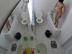 Sexy brunette chick caught by hidden camera