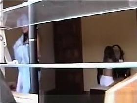 Brazilian girls at window