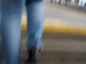 Wanking and following at same time