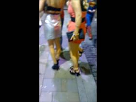 Sexy PVC & Leather Miniskirt Girls' Night Out