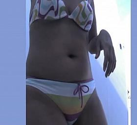 Naked in the Beach Cabin 5