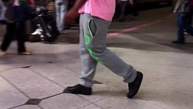 Ass voyeur 25 - Teen white short VPL