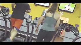 Flexible girl does her stretching