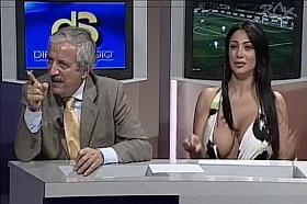 Gigant boobs on tv