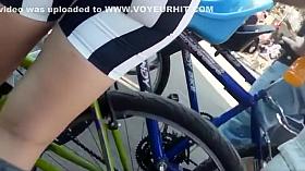 Awesome butt with clenched cheeks