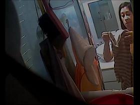 My neighbour changing clothes