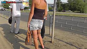 Delightful view up chicks cotton petticoat