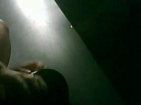 Girl changing in changing room got part of her body shot