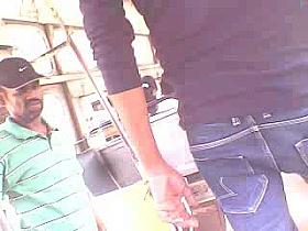 Desi cute girls while bus traveling