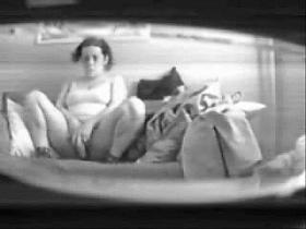 Hidden cam caught my busty mom