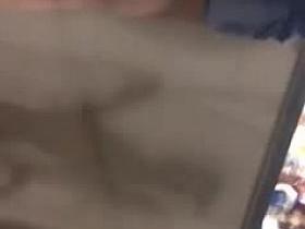 Tight little teen ass in jean shorts