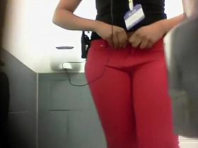 Finally caught my college crush pissing