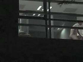 Spy couple having sex