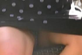 Best upskirt ever sexy blonde