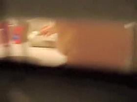 Fat belly and cellulites ass of granny voyeured thru window