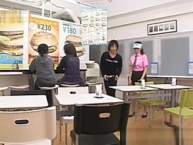 Horny Asian girl gets horny in the store part2