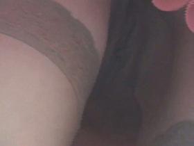 Clothes store voyeur upskirt video of a woman in pink