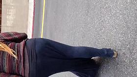 Nice ass in long skirt