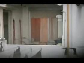 Horny neighbor nude and voyeured through window