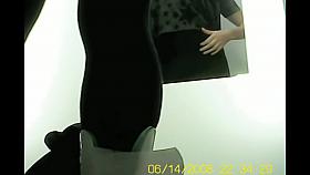 Black brassiere woman looking hot in fitting room