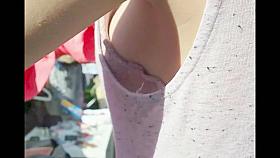 Gorgeous blonde stunner shows off some of the sideboob to the cam